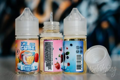 Обзор жидкостей Ice Cube Salt от INTRUE Lab2