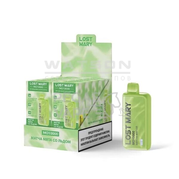 Электронная сигарета LOST MARY MO 10000 (Матча Мята со льдом)
