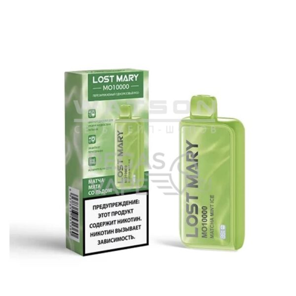 Электронная сигарета LOST MARY MO 10000 (Матча Мята со льдом)