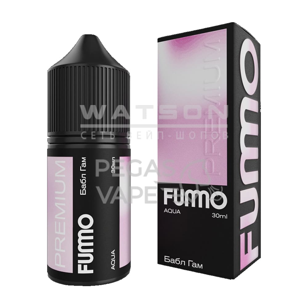 Жидкость FUMMO AQUA (Бабл гам) 30 мл 2% (20 мг/мл) Жидкость FUMMO AQUA (Бабл гам) 30 мл 2% (20 мг/мл)