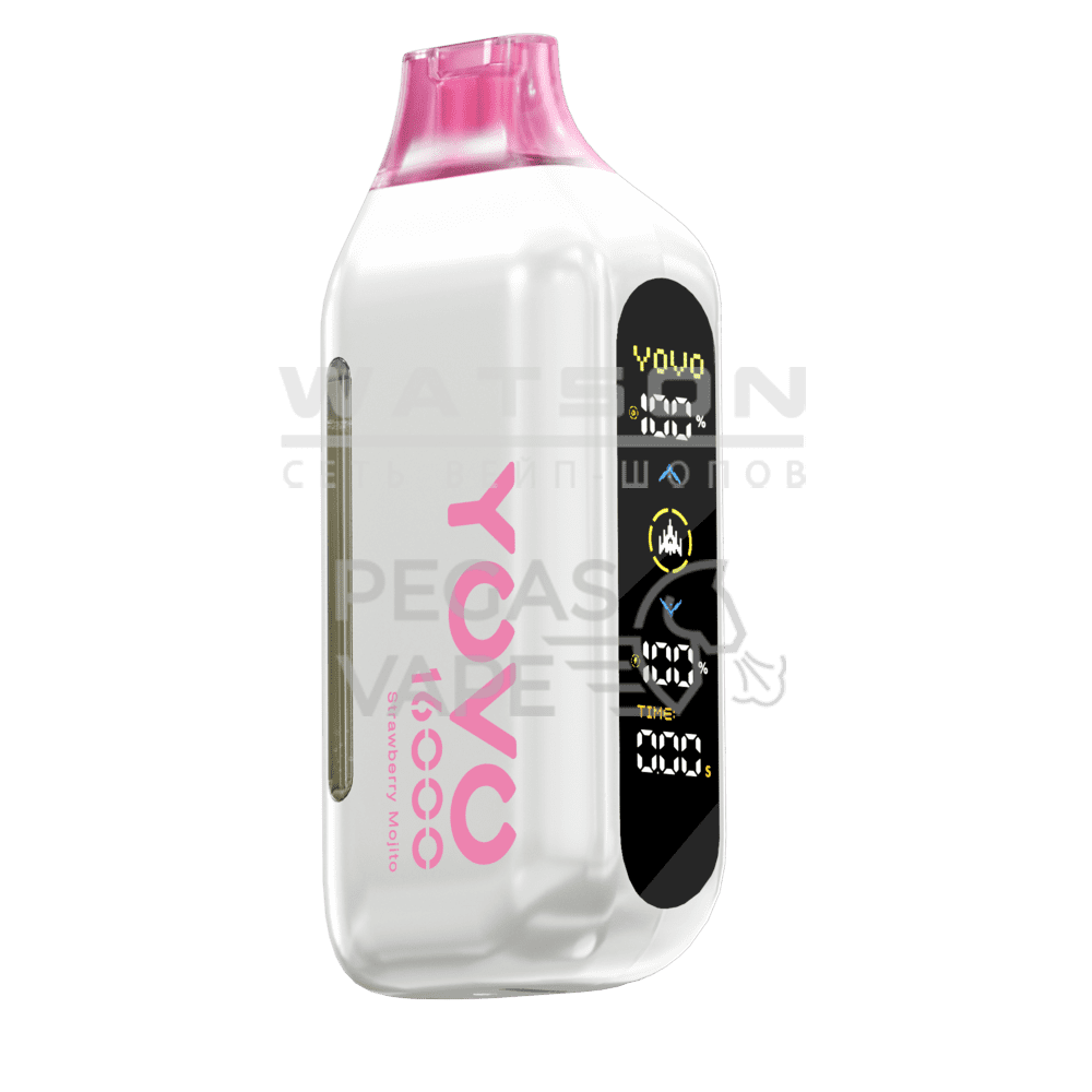 Электронная сигарета YOVO 16000 (Клубничное Мохито)