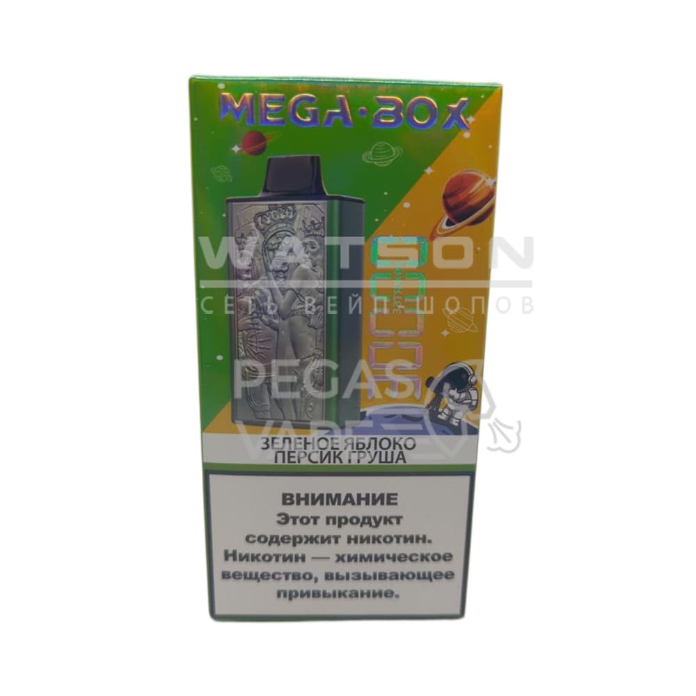 Электронная сигарета JNR BATMAN MEGA 30000 (Зеленое яблоко персик груша)