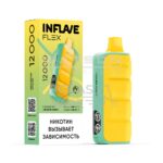 Электронная сигарета INFLAVE FLEX 12000 (Зеленое манго)