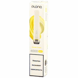 Электронная сигарета PLONQ PLUS PRO 4000 (Банан Кокос)