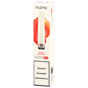 Электронная сигарета PLONQ PLUS PRO 4000 (Кислая клубника)