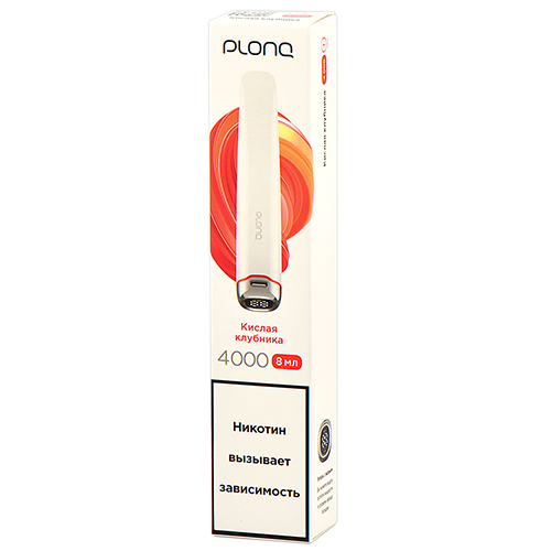 Электронная сигарета PLONQ PLUS PRO 4000 (Кислая клубника)