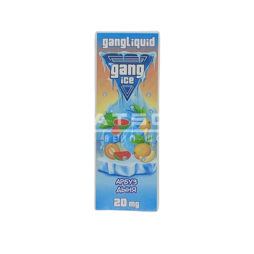 Жидкость Gang ICE (Арбуз дыня) 20 мл 2% (20 мг/мл) Жидкость Gang ICE (Арбуз дыня) 20 мл 2% (20 мг/мл)