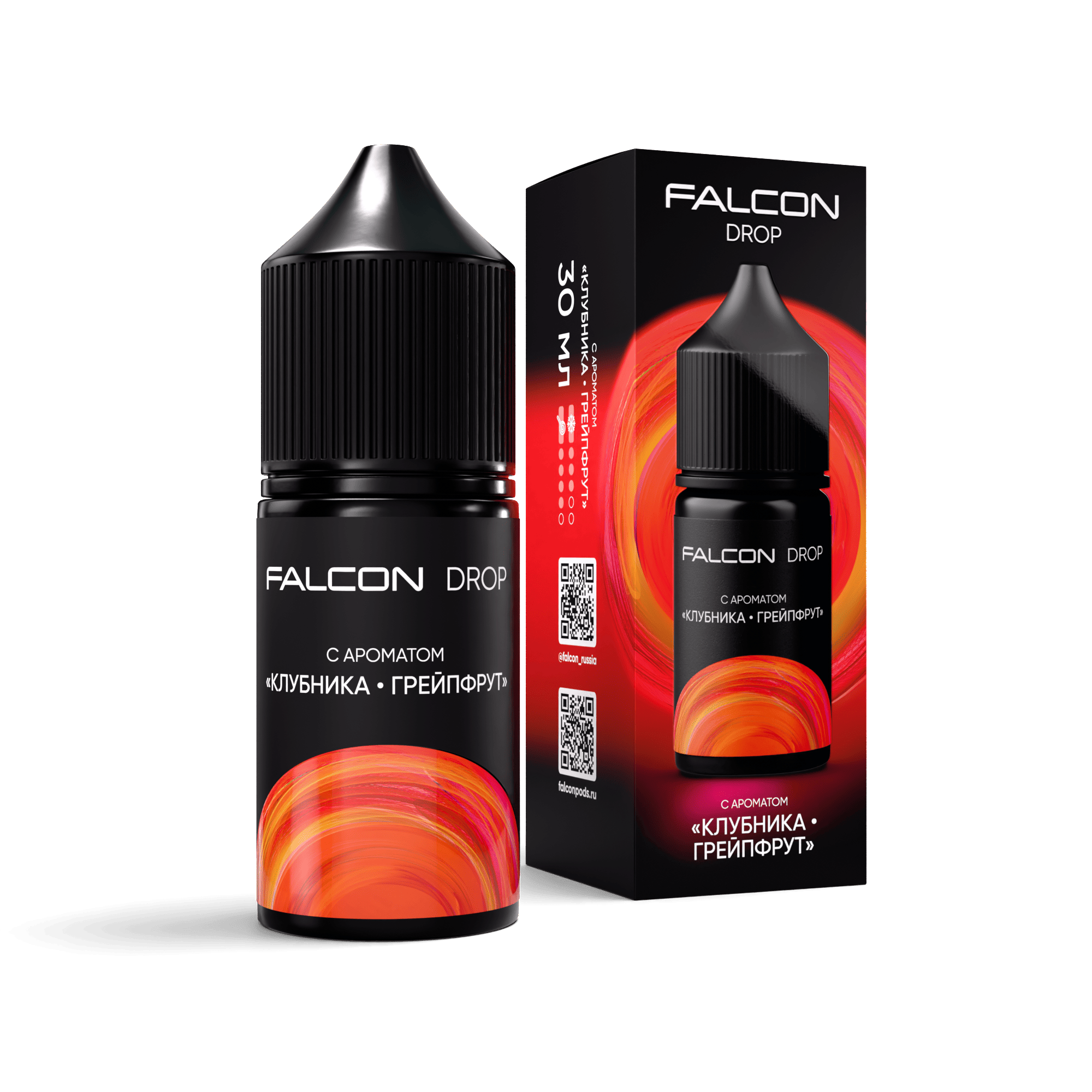 Жидкость FALCON DROP 30мл (Клубника грейпфрут) 30 мл 2% (20 мг/мл)