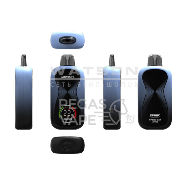 Электронная сигарета LANAVAPE SPARK 30000 (Ягодный микс)