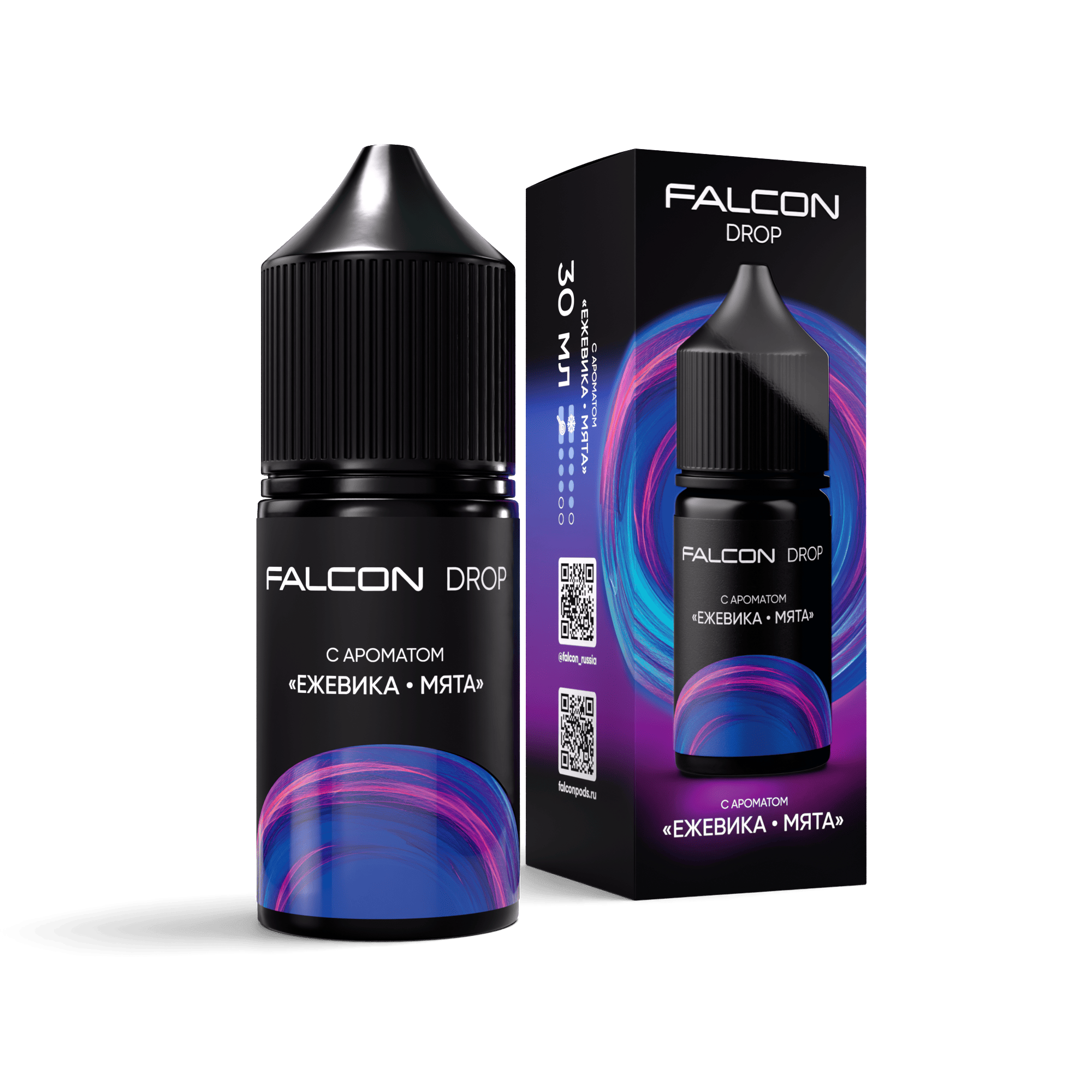 Жидкость FALCON DROP 30мл (Ежевика мята) 30 мл 2% (20 мг/мл)