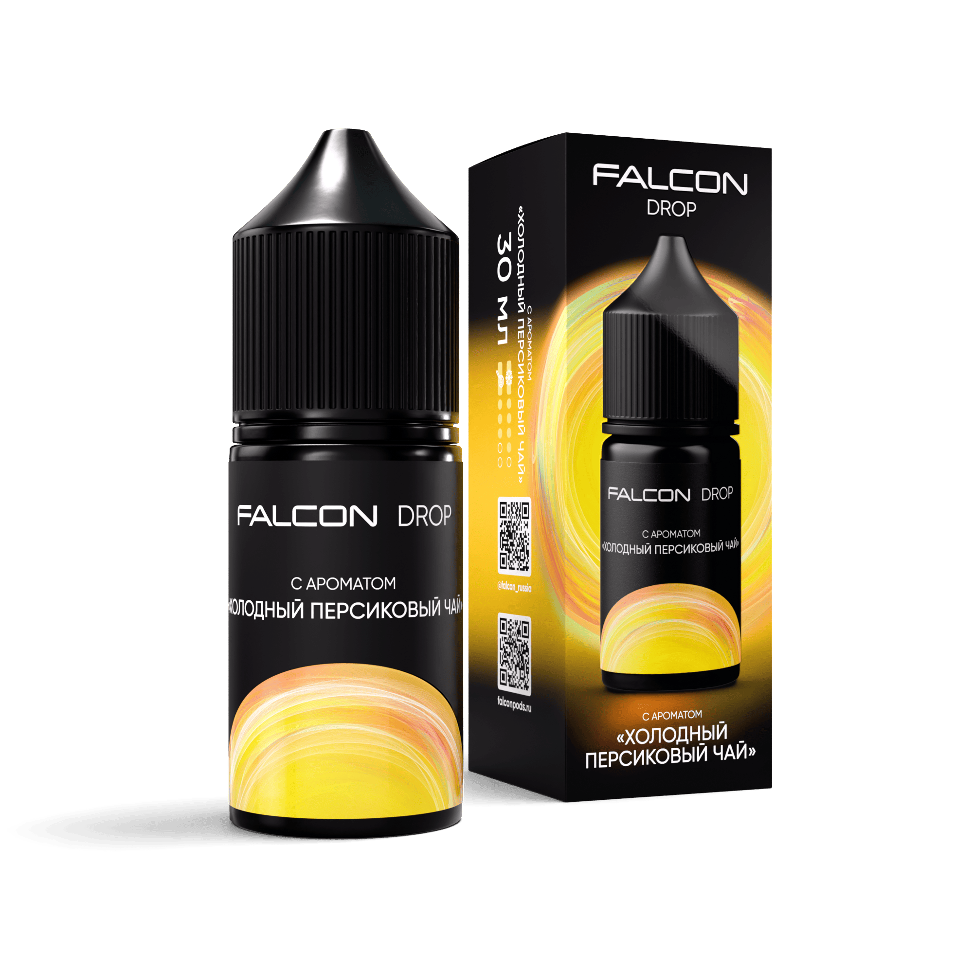 Жидкость FALCON DROP 30мл (Холодный персиковый чай) 30 мл 2% (20 мг/мл)
