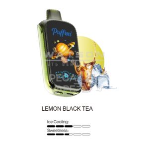 Электронная сигарета Puff Mi PURE 20000 (Черный чай с лимоном)
