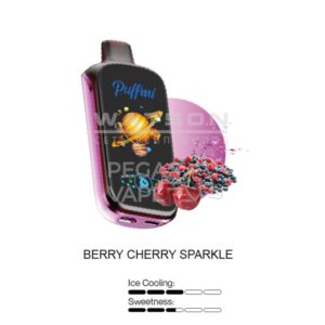 Электронная сигарета Puff Mi PURE 20000 (Ягодно вишневый блеск)