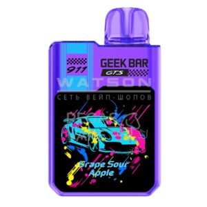 Электронная сигарета Geekbar 911 18000 (Кислое яблоко виноград)