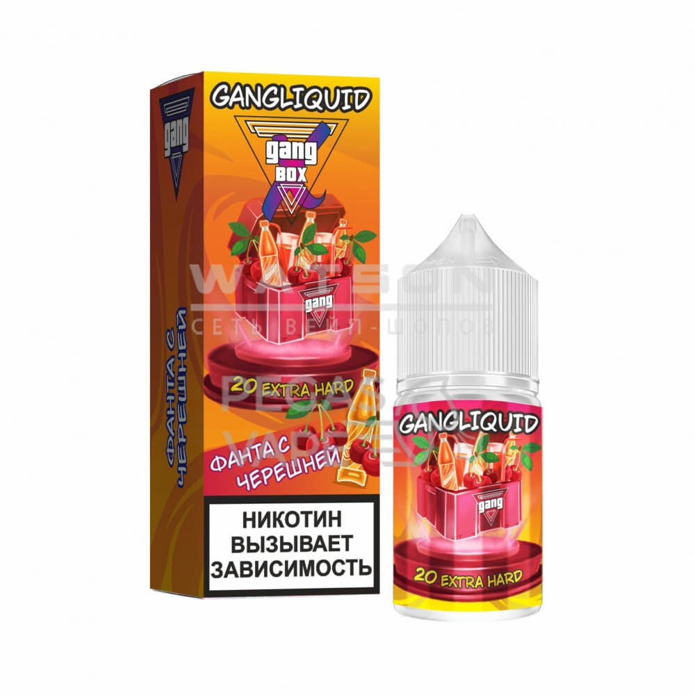 Жидкость Gang XBOX Extra HARD (Фанта с черешней) 30 мл 2% (20 мг/мл) Strong