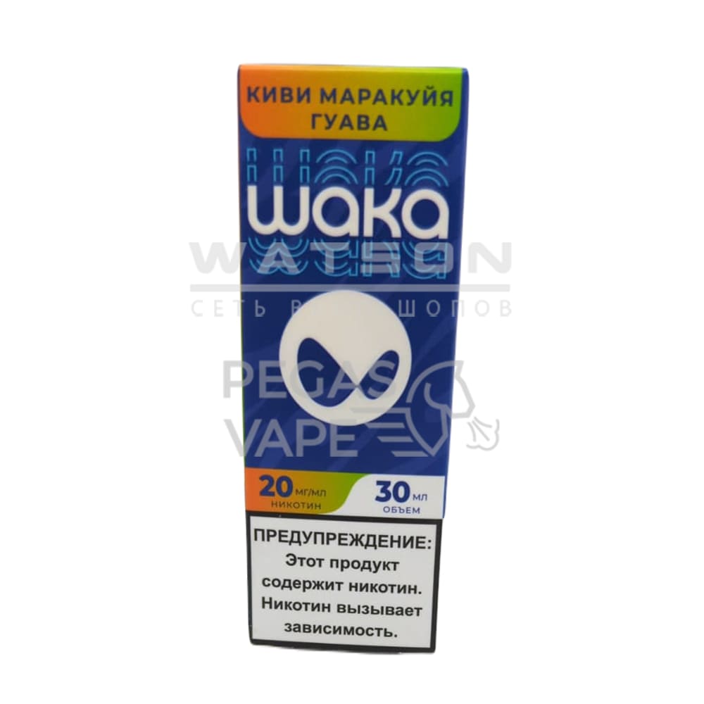 Жидкость WAKA Salt Strong (Киви маракуйя гуава) 30 мл 2% (20 мг/мл) Strong
