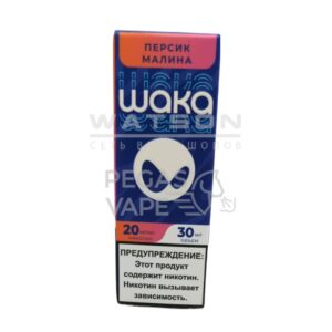 Жидкость WAKA Salt Strong (Персик малина) 30 мл 2% (20 мг/мл) Strong