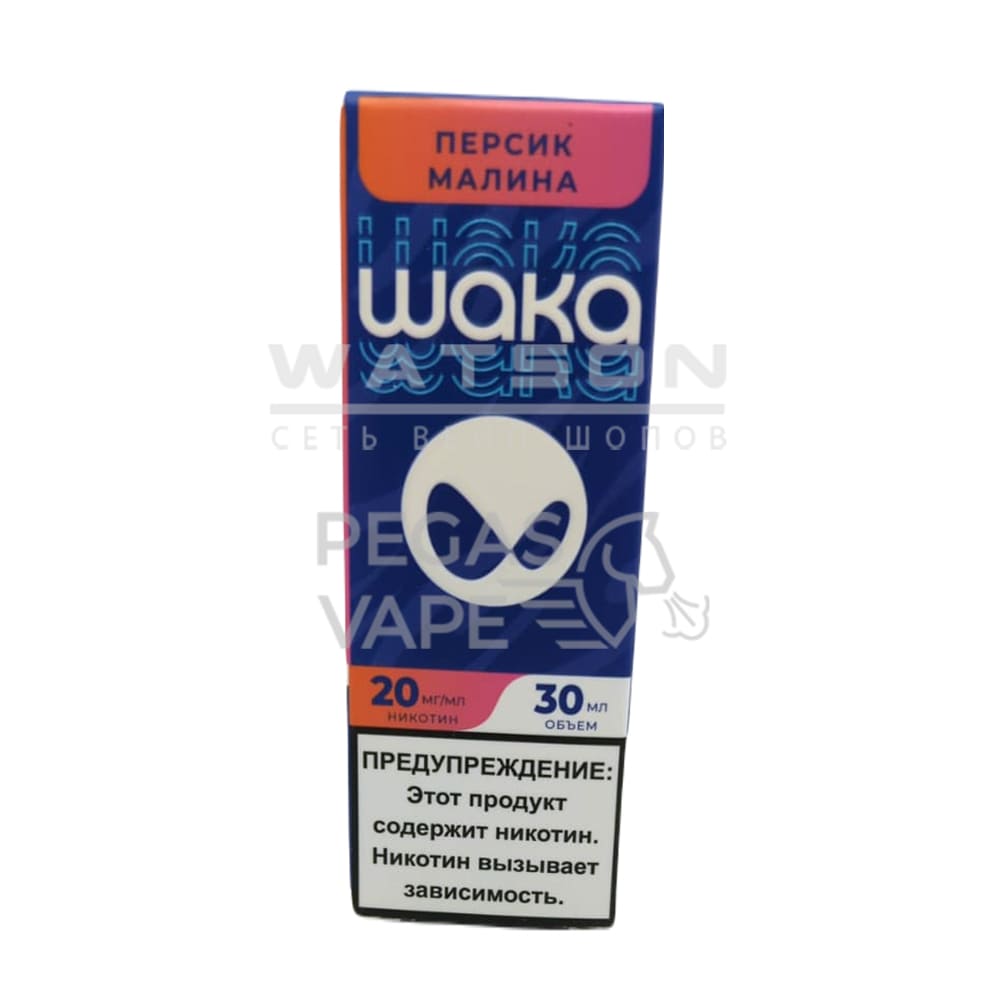 Жидкость WAKA Salt Strong (Персик малина) 30 мл 2% (20 мг/мл) Strong