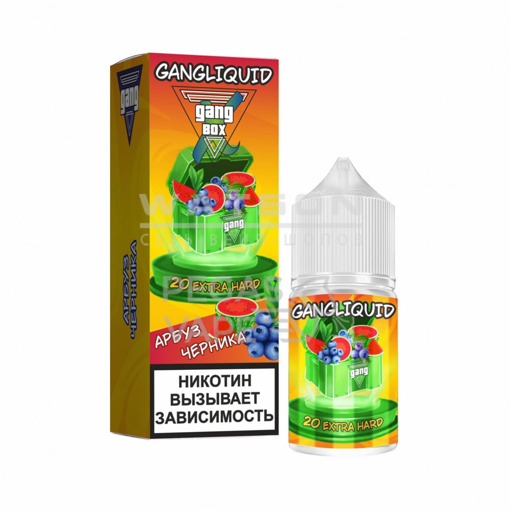 Жидкость Gang XBOX Extra HARD (Арбуз черника) 30 мл 2% (20 мг/мл) Strong