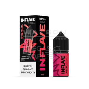 Жидкость INFLAVE BUBBLE STRONG (Малиновый арбуз) 30 мл 2% (20 мг/мл) Strong