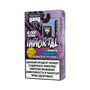 Электронная сигарета GANG IMMORTAL 16000 (Землянично-малиновая фрутелла)