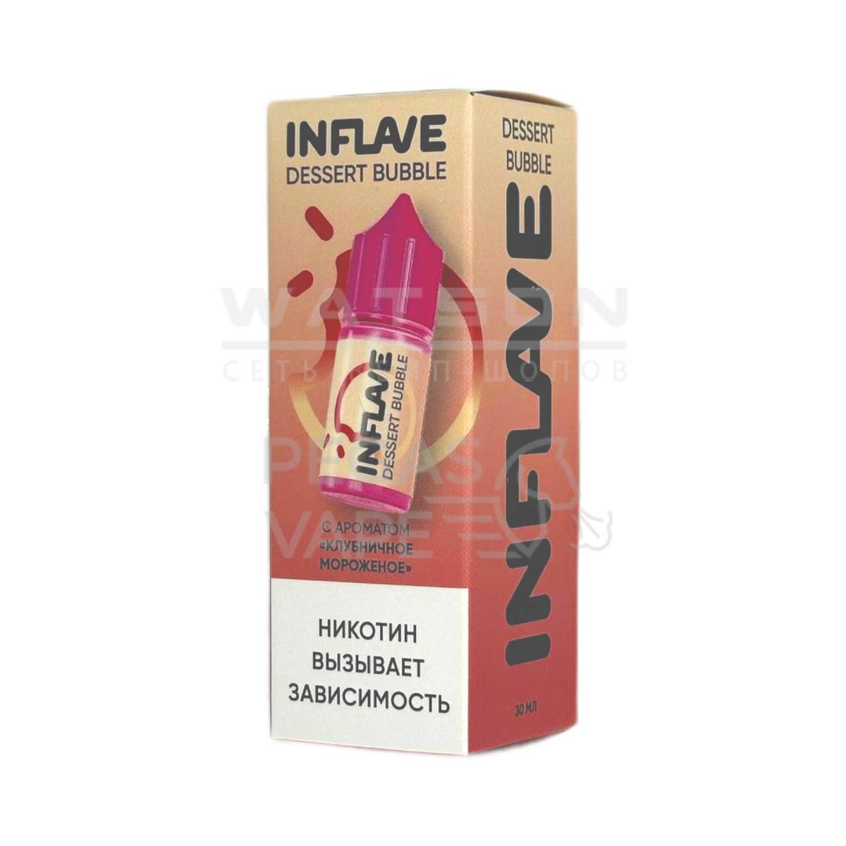 Жидкость INFLAVE BUBBLE (Клубничное мороженое) 30 мл 2% (20 мг/мл)