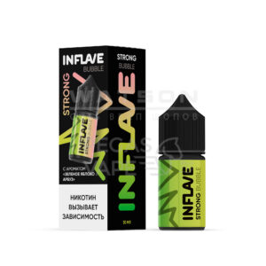 Жидкость INFLAVE BUBBLE STRONG (Зеленое яблоко арбуз) 30 мл 2% (20 мг/мл) Strong