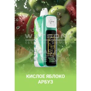 Электронная сигарета Elf Bar Booster Nic King 30000 (Кислое яблоко арбуз)