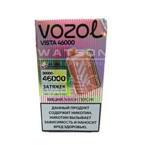 Электронная сигарета VOZOL VISTA 46000 (Вишня лимон персик)
