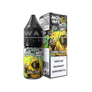 Жидкость ANGRY VAPE x PODONKI (Клубника Банан Маракуйя) 10 мл 2% (20 мг/мл)