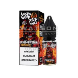 Жидкость ANGRY VAPE x PODONKI (Грейпфрутовый лимонад) 10 мл 2% (20 мг/мл)