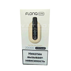 Электронная сигарета FLONQ ULTRA 20000 (Ванильное мороженое)