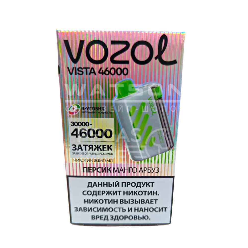 Электронная сигарета VOZOL VISTA 46000 (Персик манго арбуз)