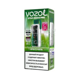 Электронная сигарета VOZOL STAR PRO 26000 (Арбуз мята)