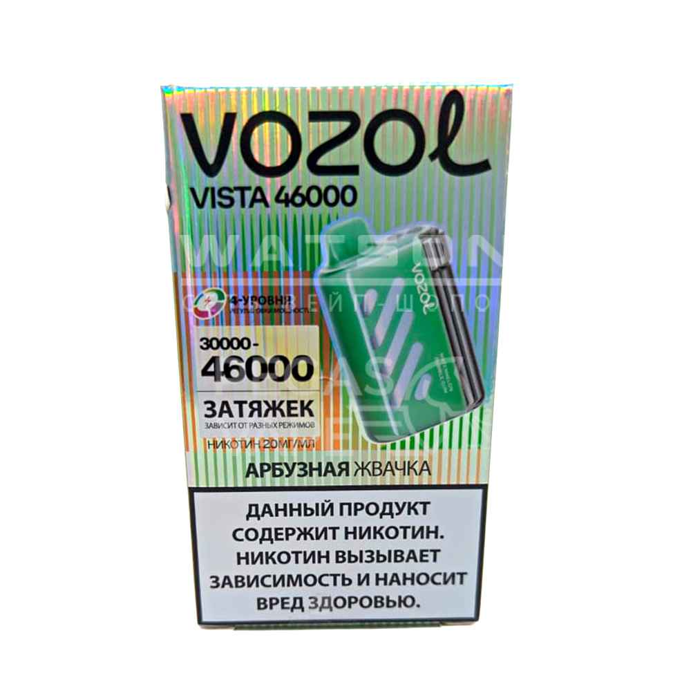 Электронная сигарета VOZOL VISTA 46000 (Арбузная жевательная резинка)