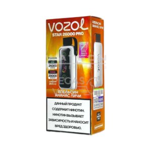 Электронная сигарета VOZOL STAR PRO 26000 (Апельсин ананас личи)