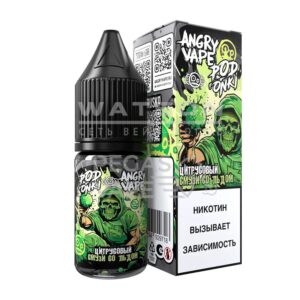 Жидкость ANGRY VAPE x PODONKI (Цитрусовый смузи Лед) 10 мл 2% (20 мг/мл)