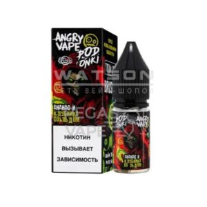 Жидкость ANGRY VAPE x PODONKI (Ананас Клубника Лед) 10 мл 2% (20 мг/мл)