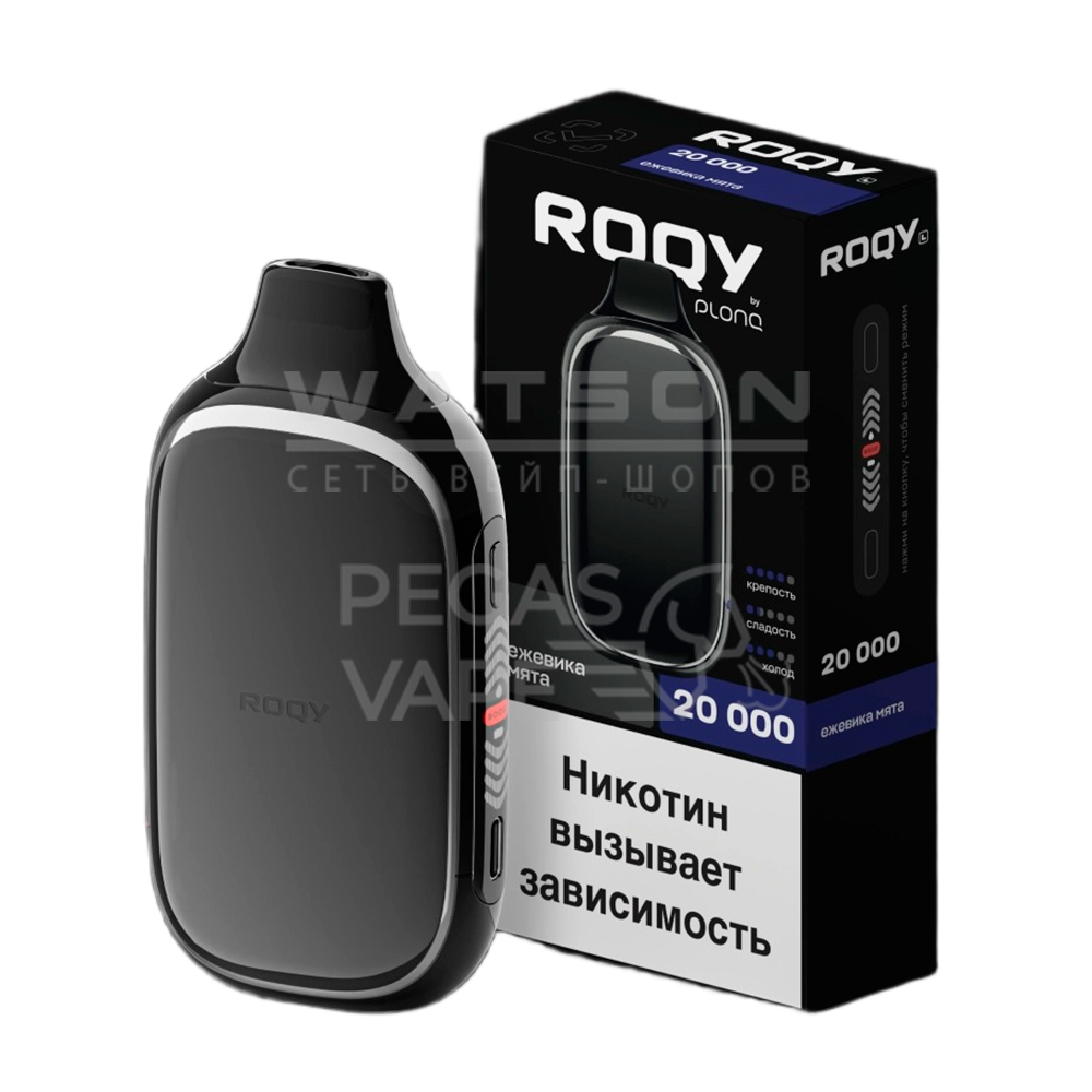 Электронная сигарета ROQY L 20000 (Ежевика мята)