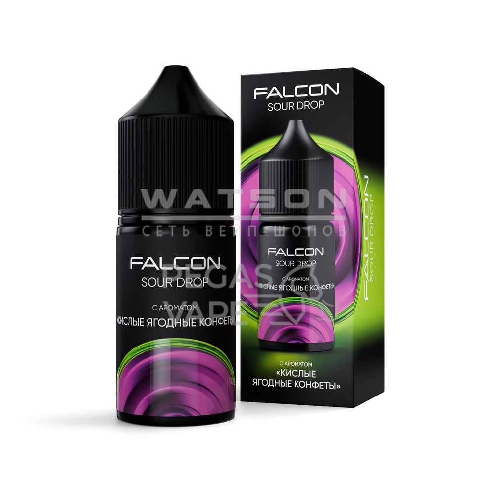 Жидкость FALCON SOUR DROP 30 мл (Кислые ягодные конфеты) 30 мл 2% (20 мг/мл)