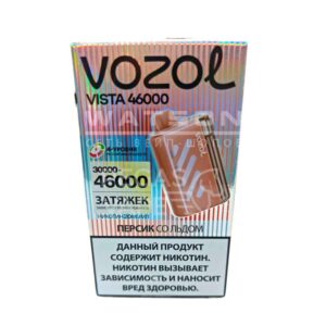 Электронная сигарета VOZOL VISTA 46000 (Персиковый лед)