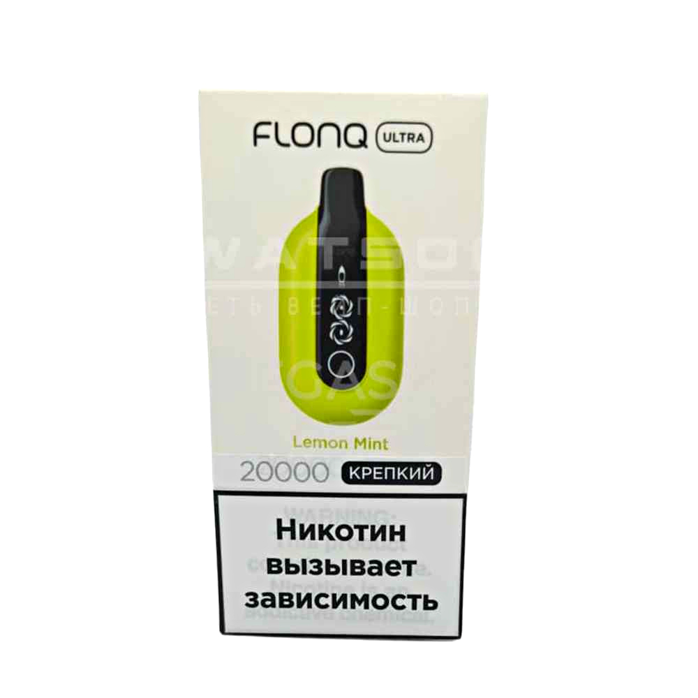 Электронная сигарета FLONQ ULTRA 20000 (Лимон мята)