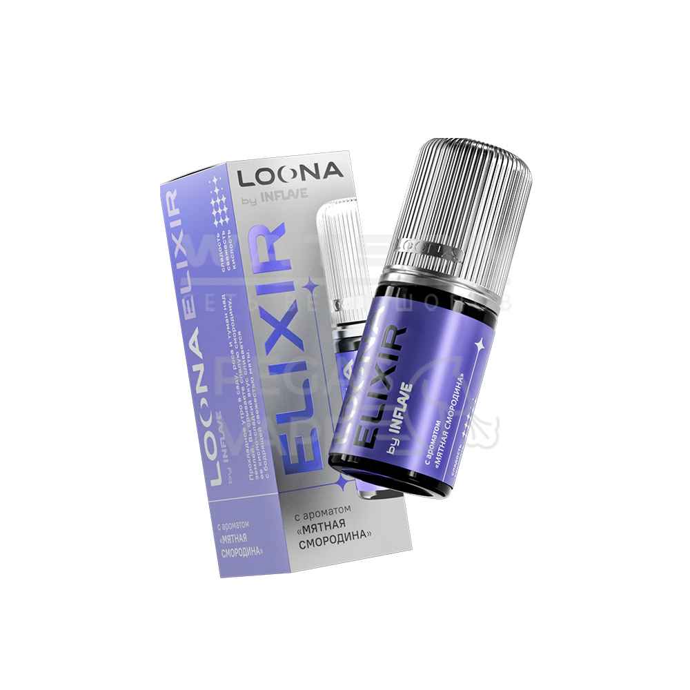 Жидкость LOONA ELIXIR by INFLAVE (Мятная смородина) 30 мл 2% (20 мг/мл)