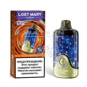 Электронная сигарета Lost Mary PuffBall 30000 (Тропическое манго)