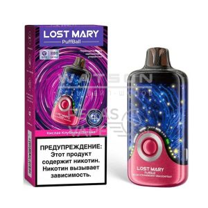 Электронная сигарета Lost Mary PuffBall 30000 (Кислая клубника питайя)