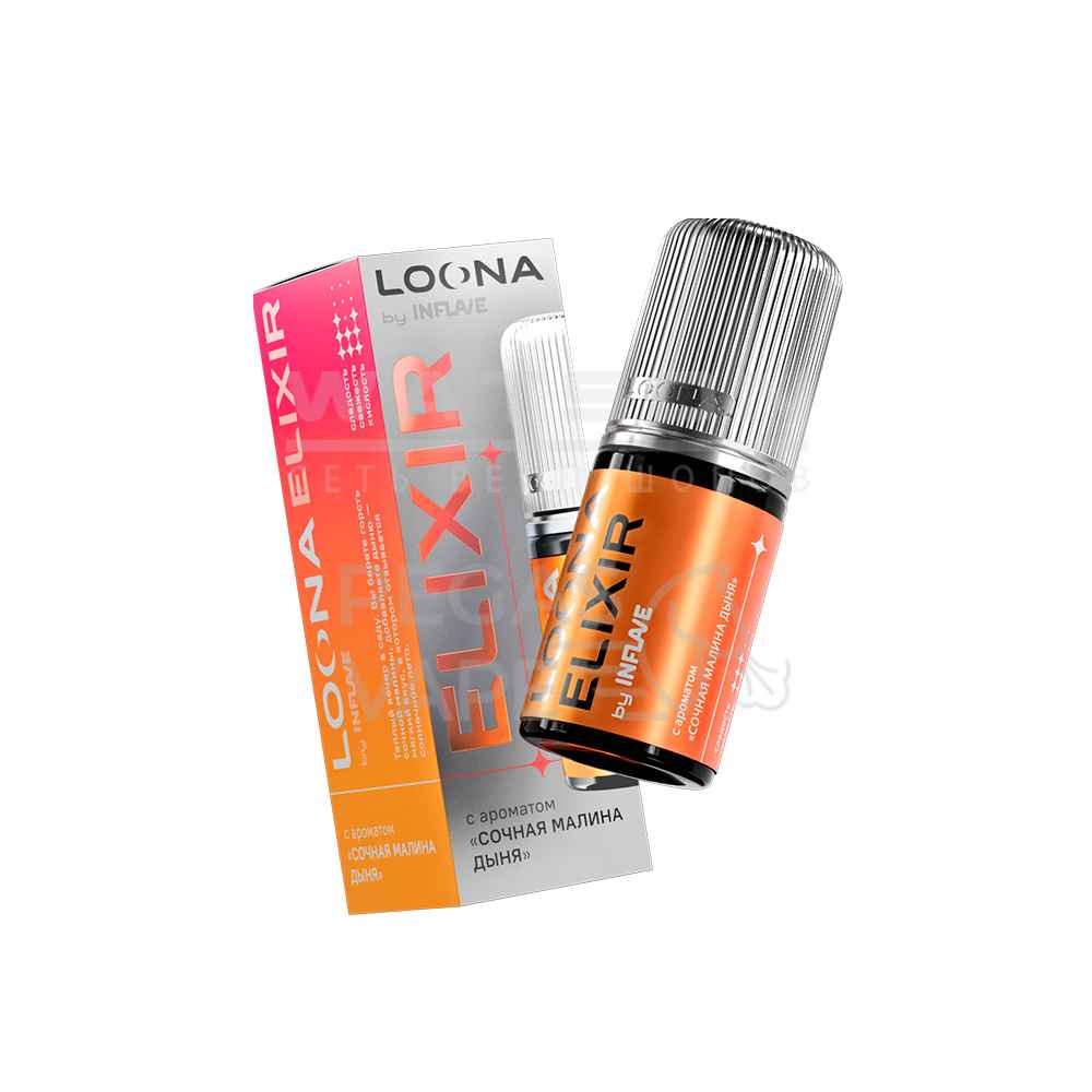 Жидкость LOONA ELIXIR by INFLAVE (Сочная малина дыня) 30 мл 2% (20 мг/мл)