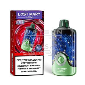 Электронная сигарета Lost Mary PuffBall 30000 (Ледяной арбуз)