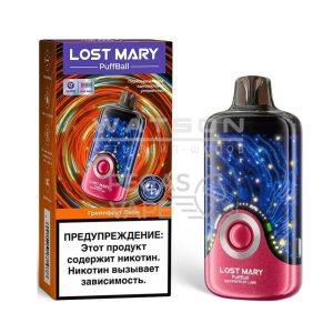 Электронная сигарета Lost Mary PuffBall 30000 (Грейпфрут лайм)