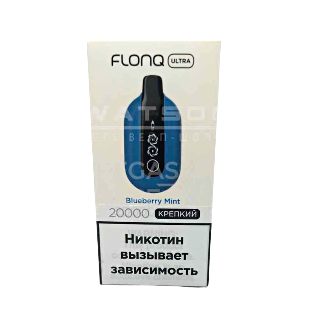 Электронная сигарета FLONQ ULTRA 20000 (Голубика Мята)