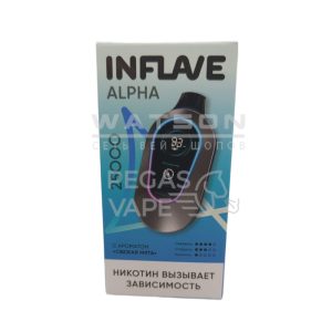 Электронная сигарета INFLAVE ALPHA 25000 (Свежая мята)